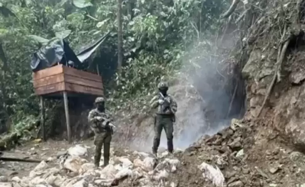 Operaci�n Impacto Final: Fuerzas Armadas ejecutan operativo contra miner�a ilegal en Santo Domingo