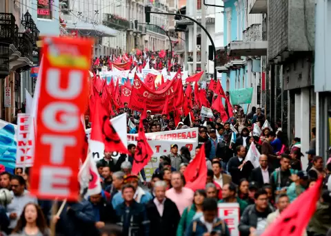 Organizaciones sociales anuncian agenda de protestas y plantean cambios en el CNE