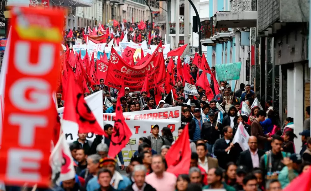 Organizaciones sociales preparan jornadas de protesta en abril y mayo