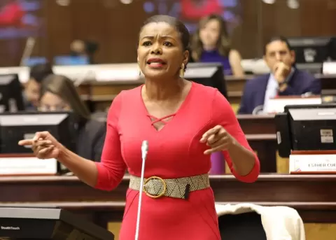 Paola Cabezas, asamble�sta por la Revoluci�n Ciudadana.