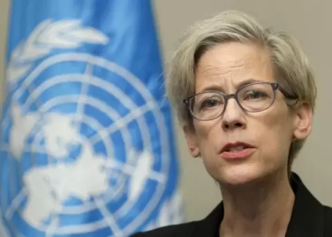 La relatora especial de las Naciones Unidas sobre la Independencia de Magistrados y Abogados, Margaret Satterthwaite.