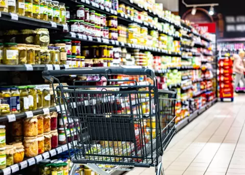 Imagen referencial de un supermercado.