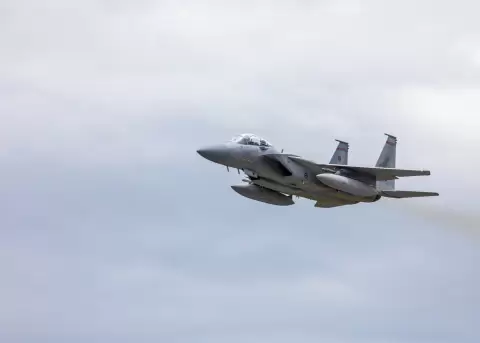 Imagen referencial de un McDonnell Douglas F-15 Eagle, avi�n de combate estadounidense.
