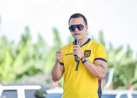 Daniel Noboa, presidente de Ecuador.