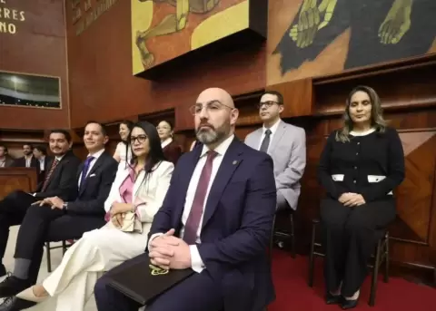 Vocales designados del Consejo de la Judicatura en su posesi�n en la Asamblea Nacional.