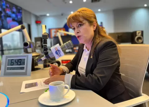 Alexandra C�rdova, madre de David Romo.