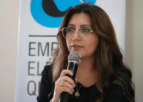 Elizabeth Landeta presenta su renuncia a la gerencia de la Empresa El�ctrica Quito