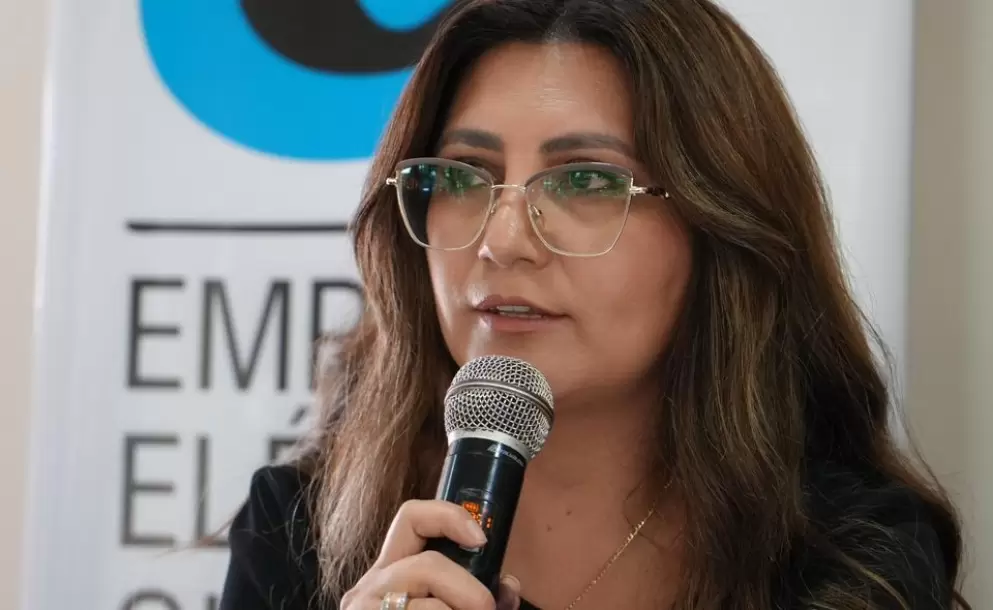 Elizabeth Landeta presenta su renuncia a la gerencia de la Empresa El�ctrica Quito