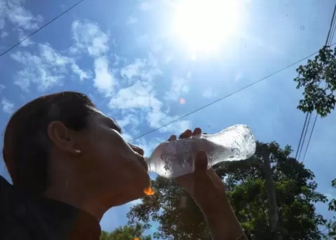 Imagen referencial de altas temperaturas.