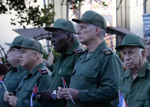 El presidente de Cuba, Miguel D�az-Canel.