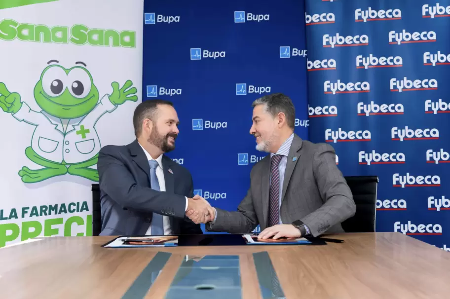 Bupa Ecuador anuncia acuerdo con Fybeca y SanaSana para acceso a medicamentos con copago a nivel nacional