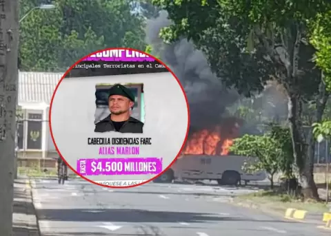 Atacan a subestaci�n de Polic�a en Jamund�. Mindefensa responsabiliza a alias Marlon por atentados