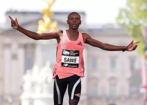 Sebastian Sawe logr� un hecho hist�rico en la marat�n de Londres.