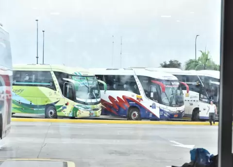 Buses interprovinciales.
