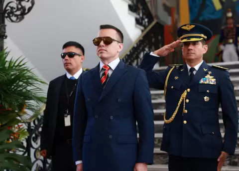 Daniel Noboa alerta sobre incursi�n guerrillera en la frontera norte y lanza mensaje a Petro