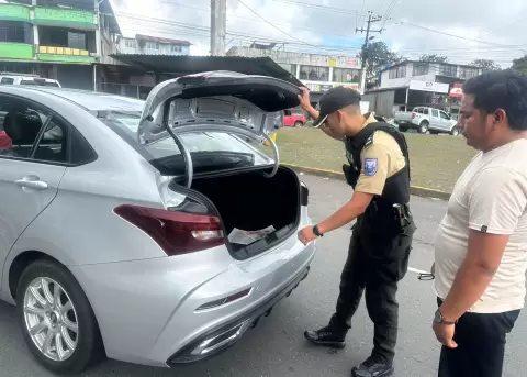 Despliegue policial durante el feriado del 1 de mayo.