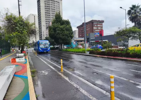 Bus de transporte p�blico de Quito.