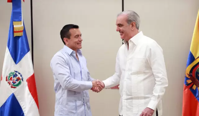 Daniel Noboa y Luis Abinader, presidentes de Ecuador y Rep�blica Dominicana, respectivhttps://amura.fmmundo.com/#amente.