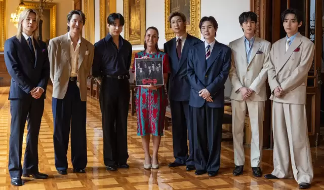 La Presidenta de M�xico recibi� a BTS.