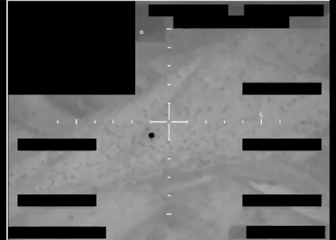 Fotograf�a desclasificada por el Pent�gono de Estados Unidos de un OVNI.