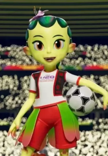 Islana es la mascota oficial del torneo mundial de mujeres que se juega en Polonia.