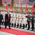 Donald Trump llega a Pekín para su segunda visita a China desde 2017
