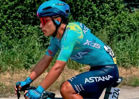 Ciclistas ecuatorianos est�n haciendo un buen papel en el Giro de Italia.