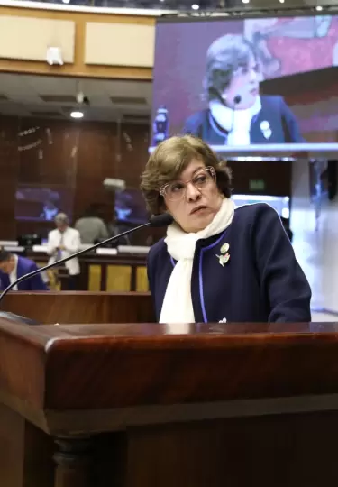 Comparecencia de la exministra de Trabajo, Ivonne N��ez, en la Asamblea Nacional, el 30 de julio de 2024.