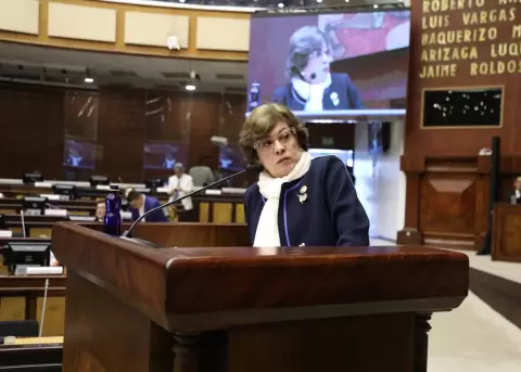 Comparecencia de la exministra de Trabajo, Ivonne N��ez, en la Asamblea Nacional, el 30 de julio de 2024.