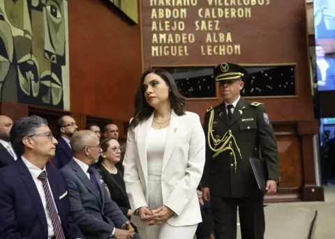 Mercedes Caicedo, presidenta del Consejo de la Judicatura.