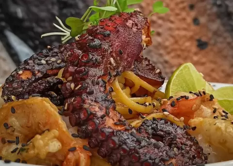 Pulpo y otras delicias del Mar en El Puerto del Chef.