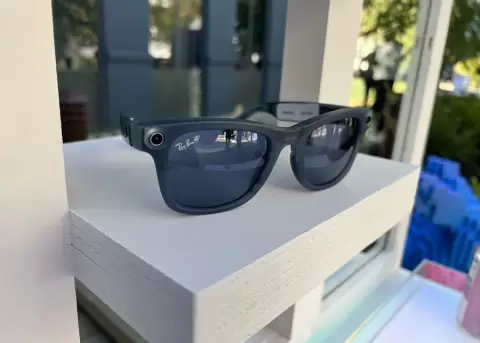 Fotograf�a de archivo de las gafas inteligentes de Meta.