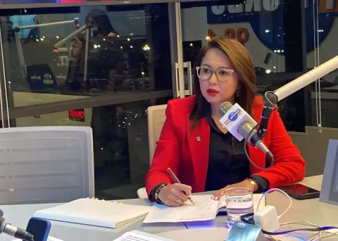 Nataly Morillo, ministra de Gobierno.