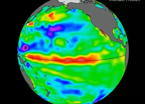 NASA detecta aguas c�lidas cerca de Ecuador por posible fen�meno de El Ni�o