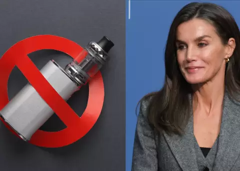 La Reina Letizia se pronuncia en contra de los "vapes".