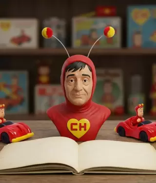 Chespirito "revive" para anunciar los seleccionados mexicanos para la copa del mundo.