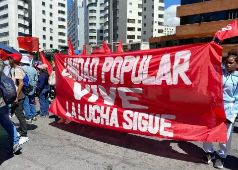 Plant�n de Unidad Popular en busca de la revocatoria de su cancelaci�n.