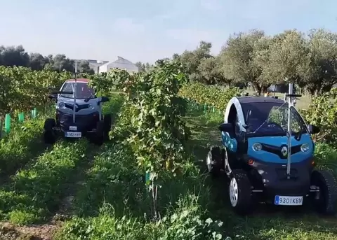 Coches aut�nomos y robots del CSIC que usan IA para combatir plagas y recoger cosechas