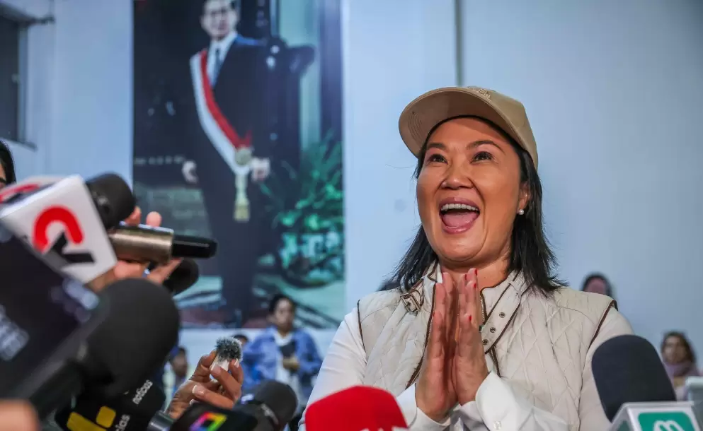 Fujimori asegura tener a 95.000 delegados para proteger su voto en segunda vuelta en Per�