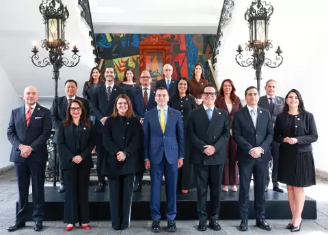 FOTO OFICIAL GABINETE 2026 PRESIDENTE DANIEL NOBOA QUITO 08 DE JUNIO DEL 2026.