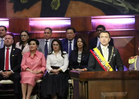 Rendici�n de cuentas del presidente Daniel Noboa el 24 de mayo del 2026.