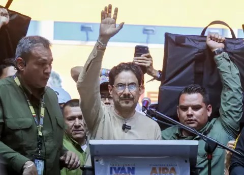 Iv�n Cepeda, candidato a la presidencia de Colombia.
