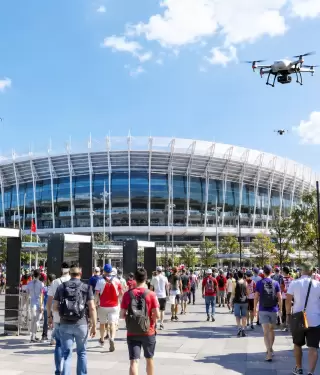 Seguridad extrema para proteger el Mundial m�s grande de la historia.