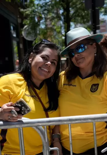 Filadelfia se viste de amarillo en la antesala del debut de Ecuador