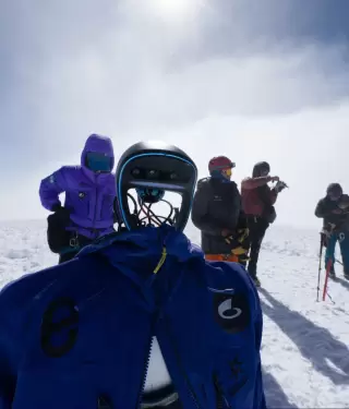 El Robot humanoide que llega a la cumbre del Chimborazo.