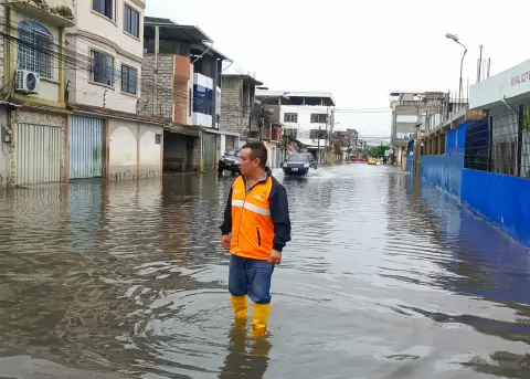 Inundaciones en Machala, provincia de El Oro, el pasado 9 de junio.