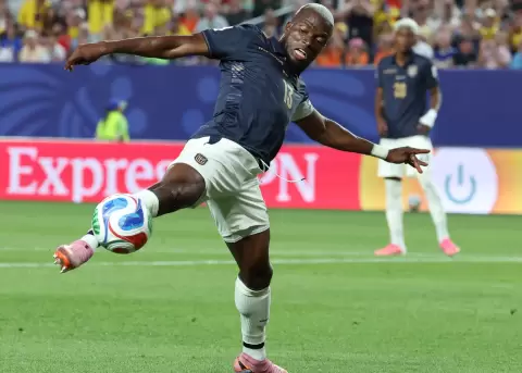 Enner Valencia, m�ximo goleador en la historia de la selecci�n ecuatoriana, con 46 tantos.
