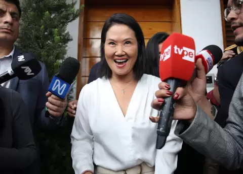 Foto de archivo de la candidata derechista Keiko Fujimori.