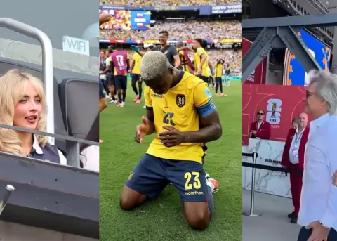 El Backstage del partido Ecuador vs. Alemania.