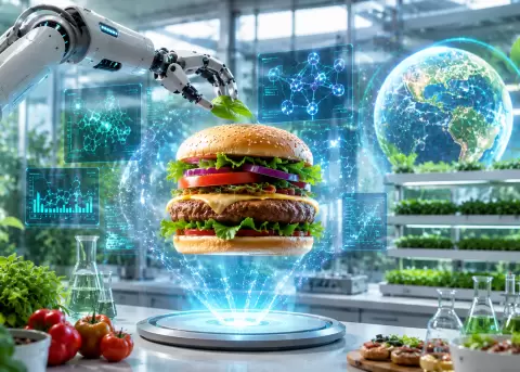 La inteligencia artificial revoluciona la creaci�n de hamburguesas m�s saludables y sostenibles.